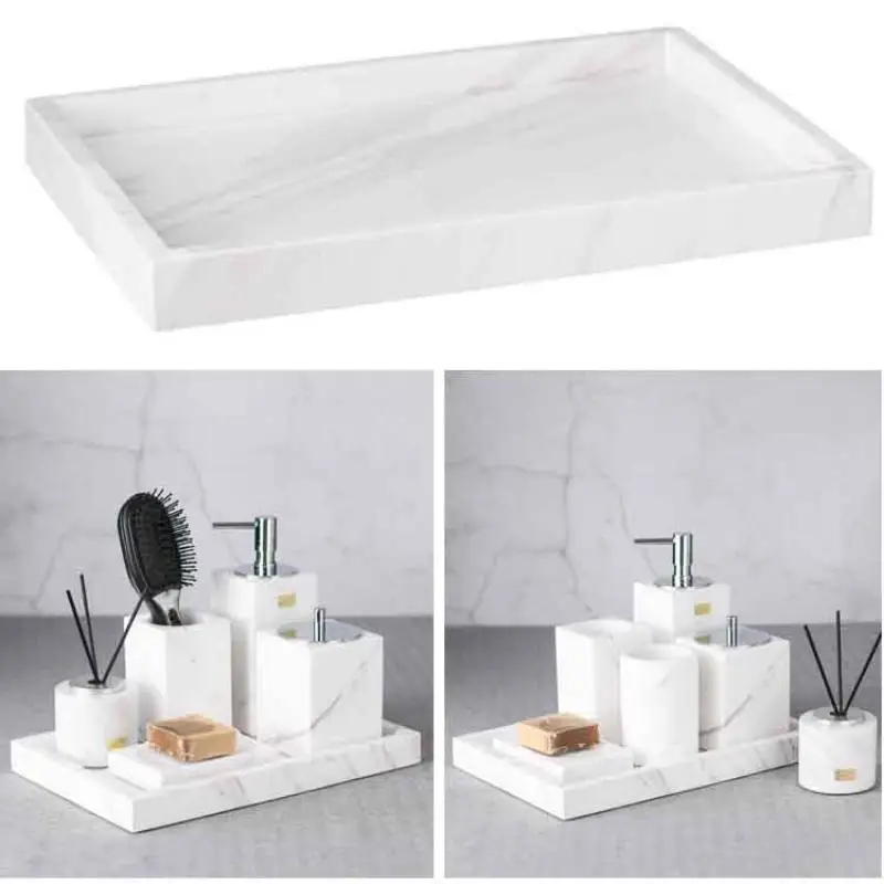 1Pc Square Silicone Aroma Diffuser Tray Bathroom Tray Soft Jewelry Tray Dressing Table Decorative Bathroom Tray Organizer