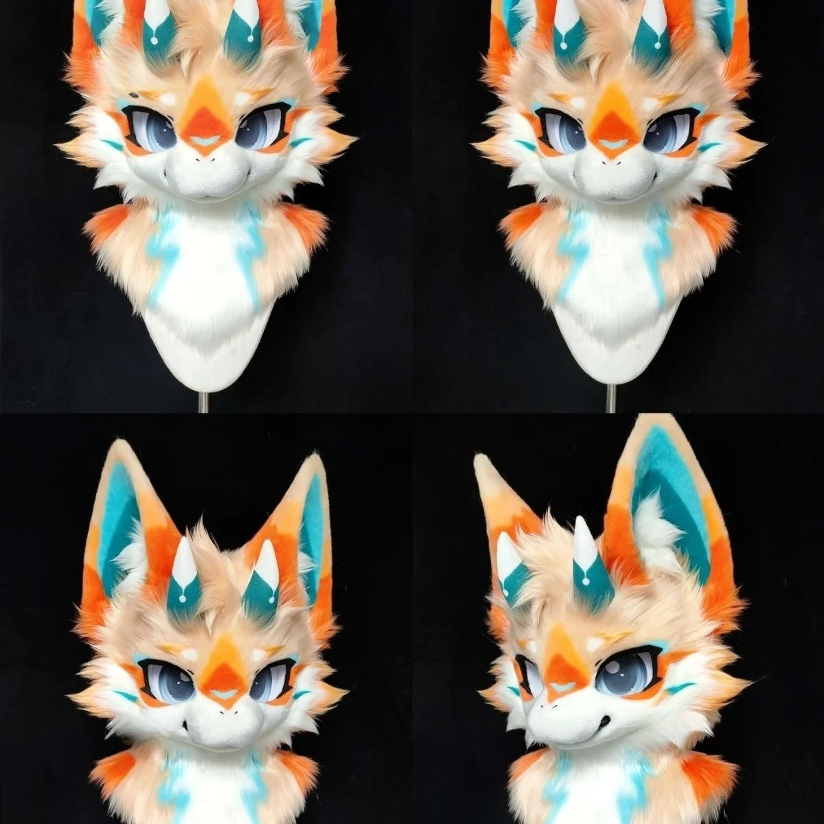 Fursuit Head Base Kemono Animal Suit Canine Skull Furry DIY Anime Accessories Cosplay Props