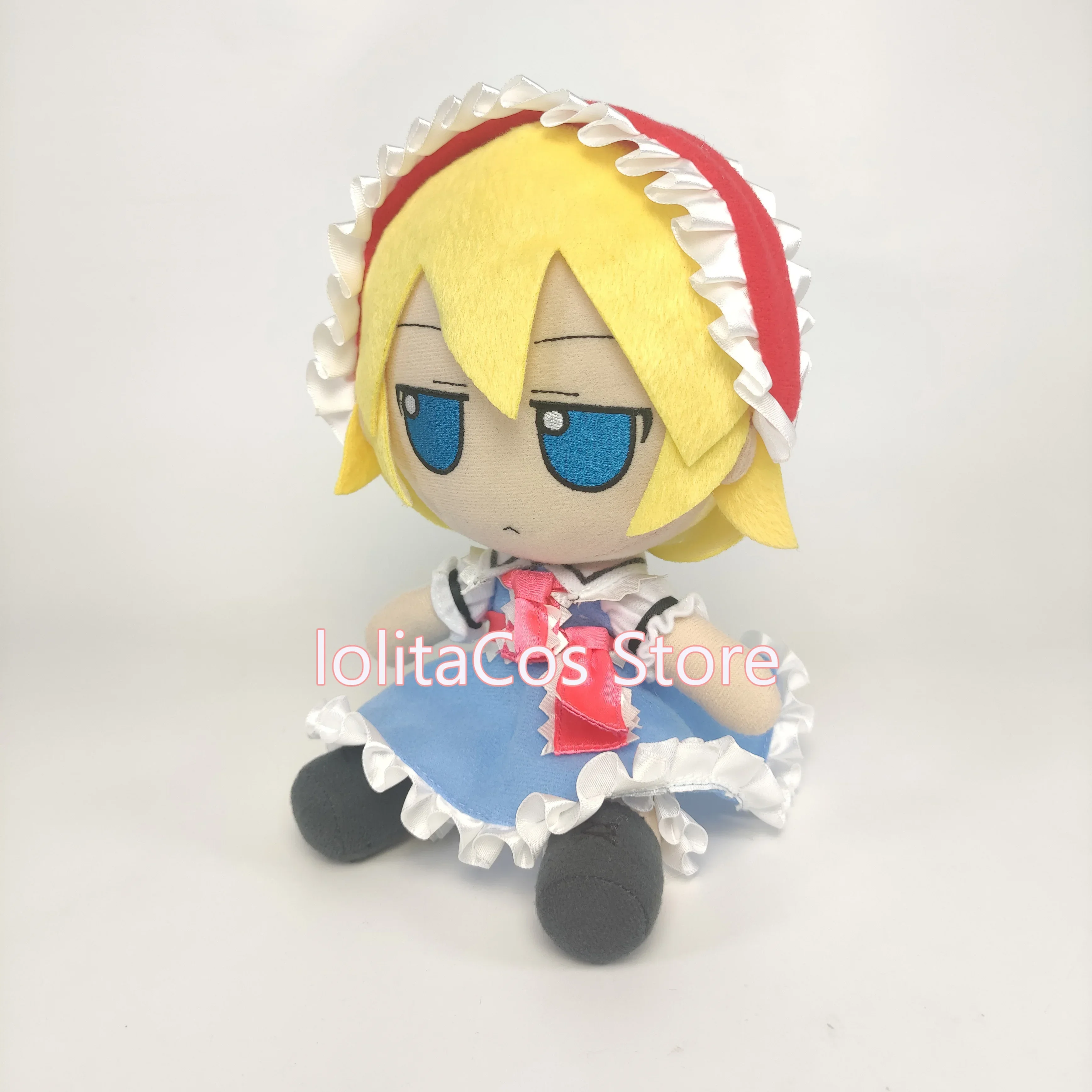 Anime Cosplay Almofada para Meninos e Meninas, Bonito Adereços Sentados, Alice Cirno, Fuma, Presente de Natal