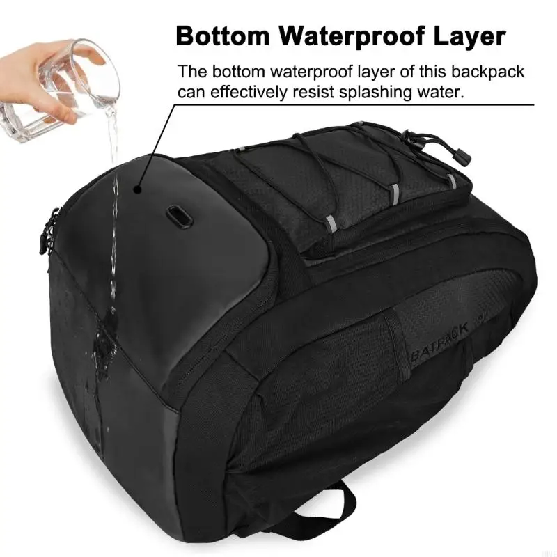 Bat Bag Backpack for Dugout Travel with Organized Storage Zones JOME