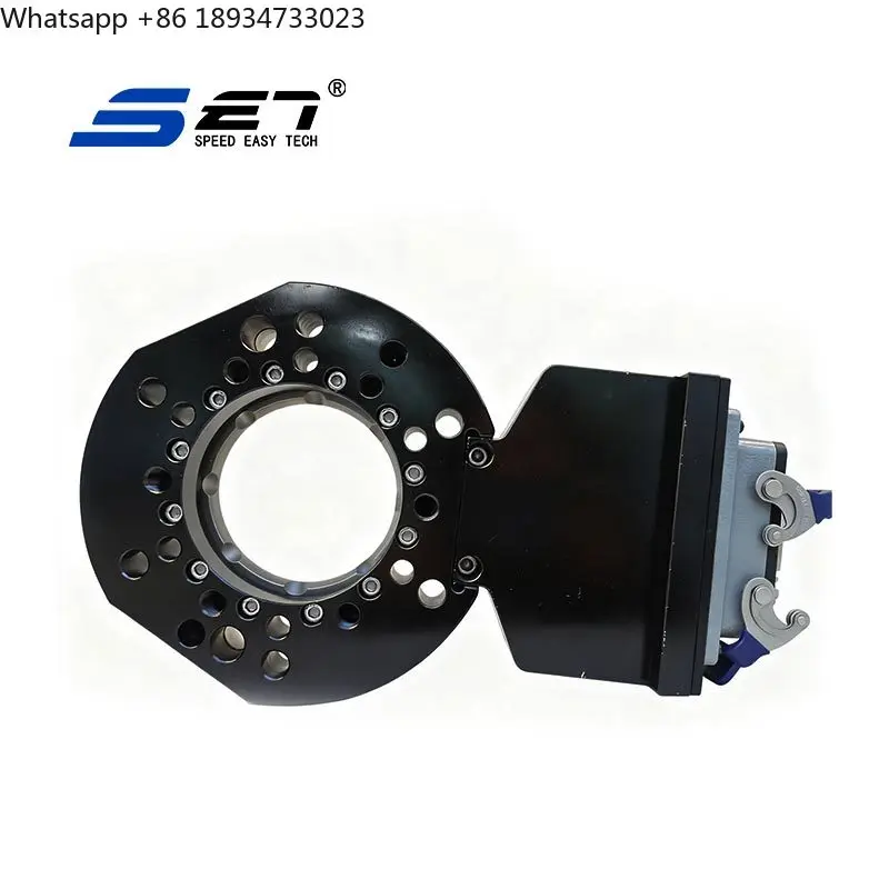 SET SQ-200T Pneumatic Quick Replacement Robot Side Tool Changer Device Hardened Stainless Steel 0.015mm Repeatability Accuracy