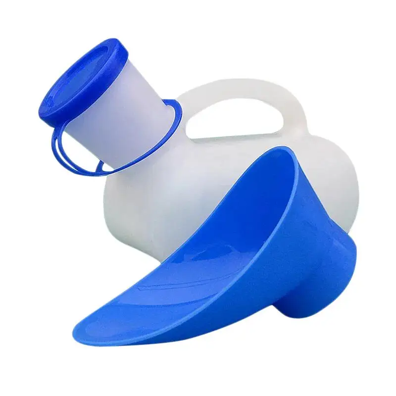 1000ml Female Male Portable Urinal Male Outdoor Camping Car Long-distance Travel Mobile Toilet Plastic Pee Bottle Journey Tools