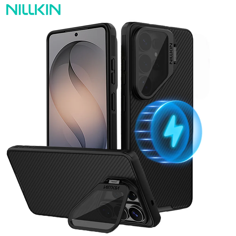 

NILLKIN For Samsung Galaxy S26 Ultra Magsafe Case CamShield Prop With Camera Protection Magnetic Back Cover For Samsung S26Ultra