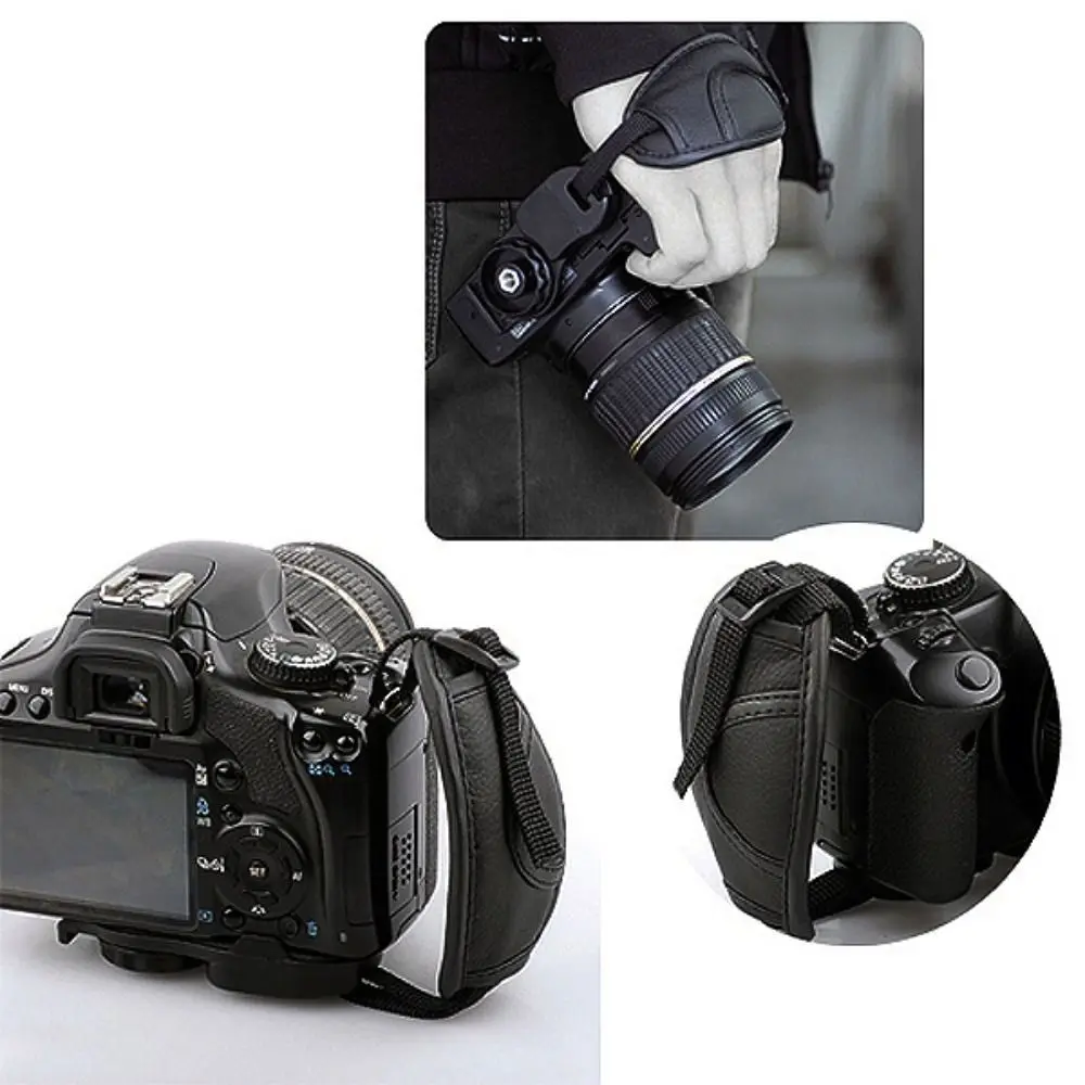 Adjustable Length Camera Hand Strap Anti-Fall Feature Padded Design Camera Wrist Strap Universal Fit for Nikon/Sony/Canon