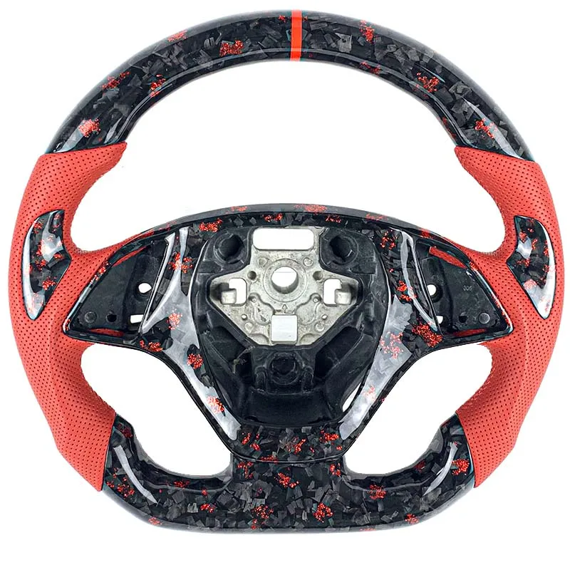 

Upgrade Car Interior Custom Sports Carbon Fiber Steering Wheel for Chevrolet Camaro or Chevrolet Corvette C7 Without airbags