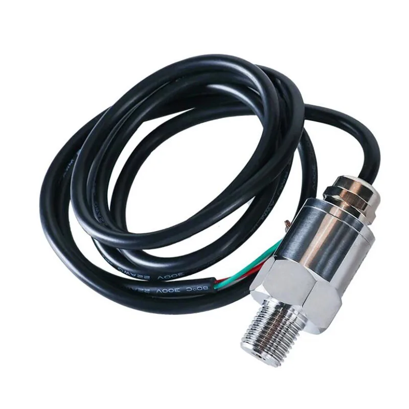 60MPa Pressure Transmitter, 4-20mA Output, High Accuracy Remote Pressure Sensor, Stainless Steel IP65, G1/4 Thread, 1m Cable