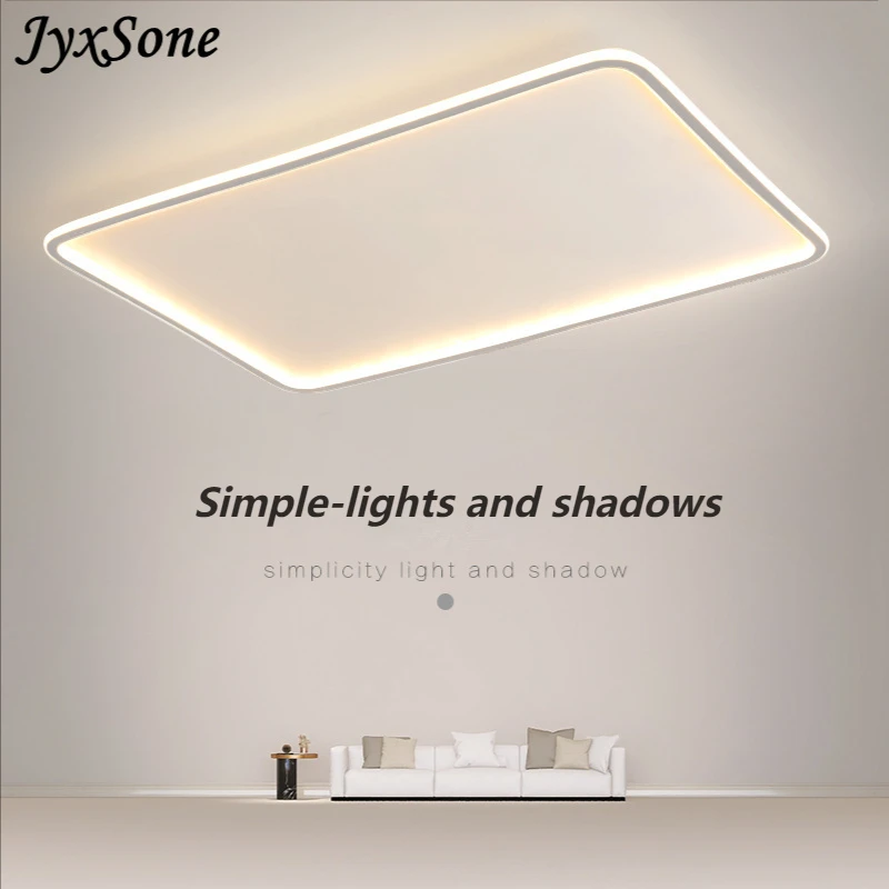 Ultra-thin Led Ceiling Lights Modern Design Simple Home Decoration Living Room Bedroom Children's Room Fixtures Remote Control