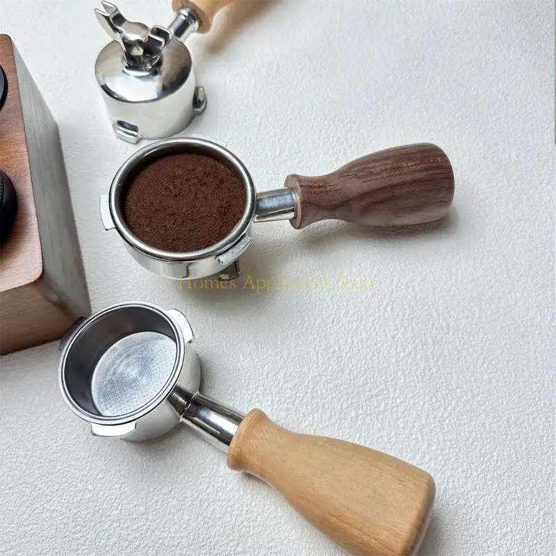 D0AB Manico in legno ergonomico per macchine da caffè Groufead E61 e bacchette a vapore