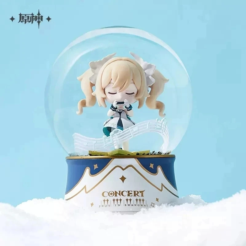 

[Genuine]Game Genshin Impact Limited Symphony Crystal Ball Music Box Barbara Cosplay DIY Ornament Anime Cartoon Figure Xmas Gift