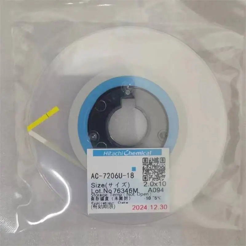 New Date ACF AC-7206U-18 TAPE For LCD Screen Repair 1.2/1.5/2.0mm*10m/25m/50m Original LCD Anisotropic Conductive ACF Film