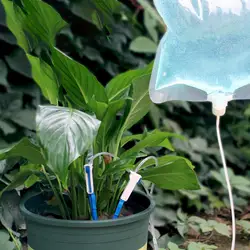 3.5L Watering Package Transparent Bag Reusable Automatic Watering Dripper Infusion Bag Plant Flower Drip Irrigation