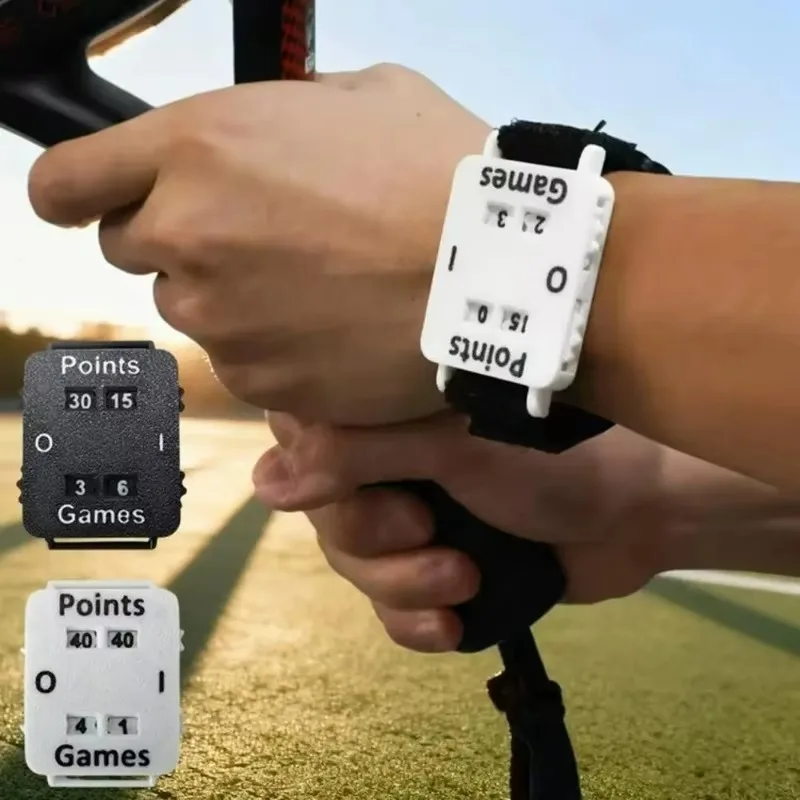 Portable Wrist Score Counter for Cricket Tennis Outdoor Game Score Keeper Wrist Wear Score Recording Sports Accessory