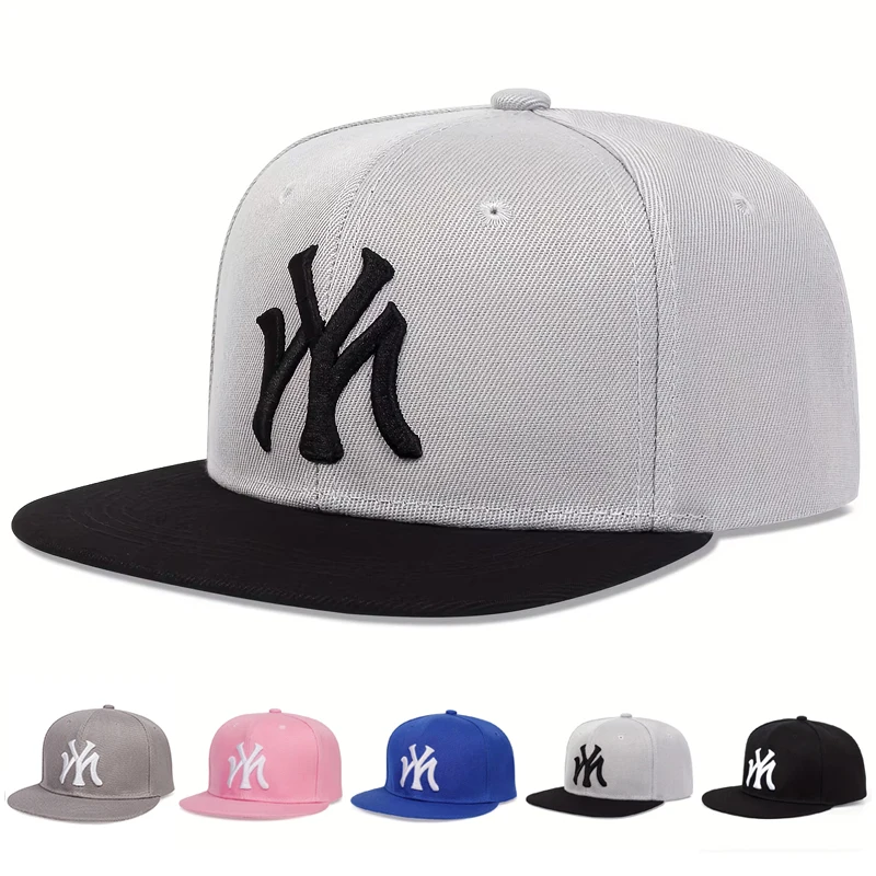 Cappelli hip-hop unisex MY Letter ricamati Primavera e autunno Cappellini da baseball casual sportivi regolabili per esterni Cappello per protezione solare