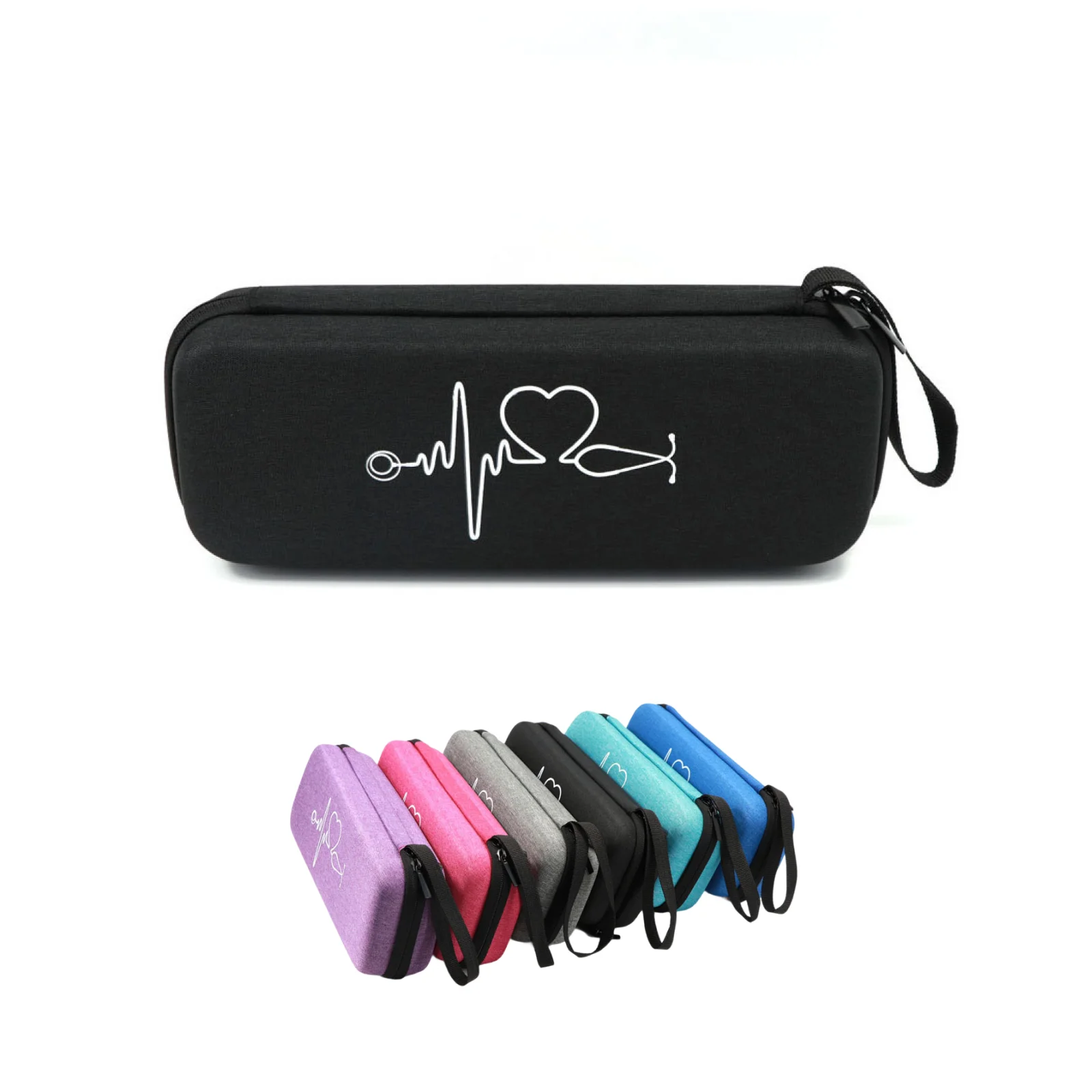 Pickleball Racket Bag Small Handheld Paddle Case Fiberglass Material Zipper Closure for Family Gift