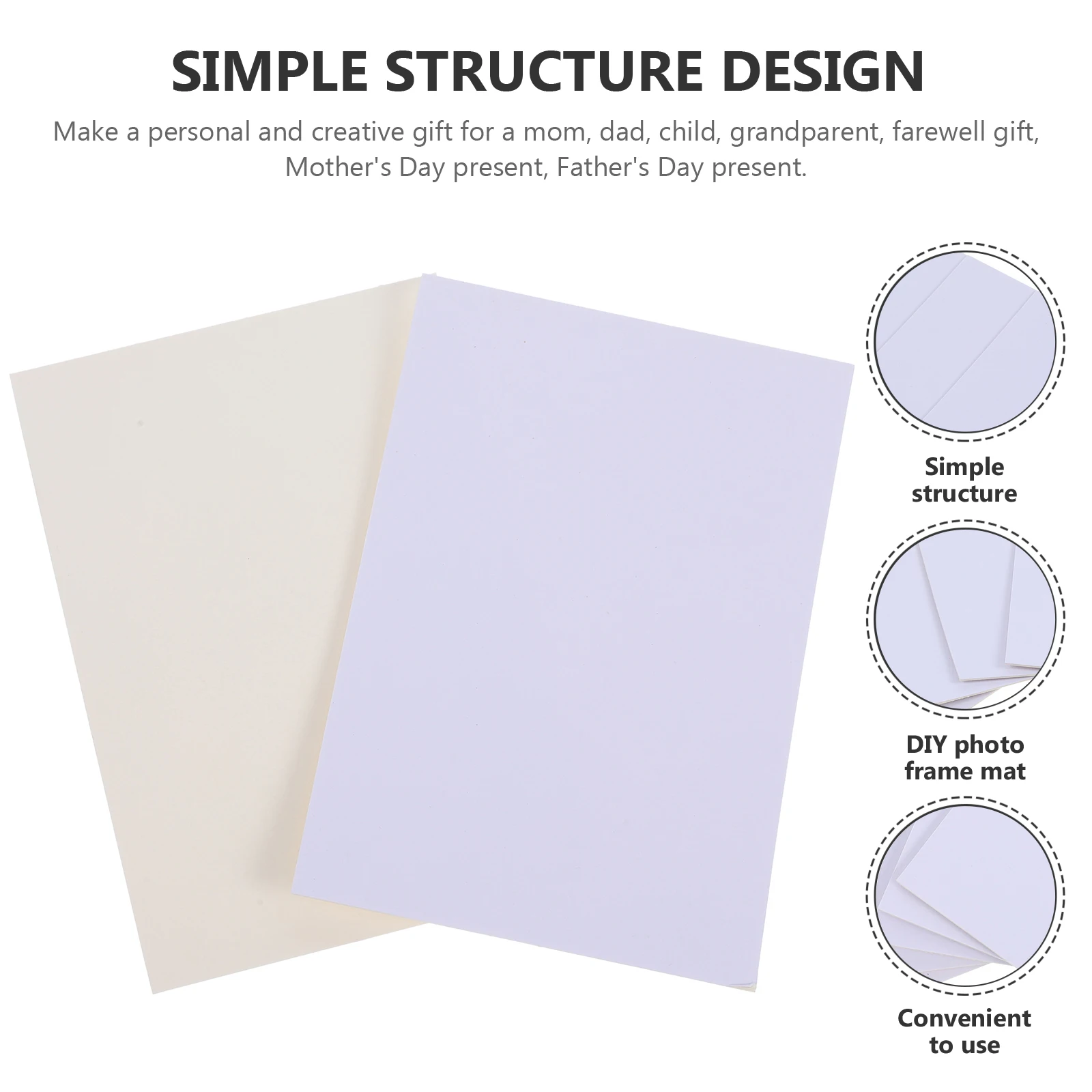 

20pcs Pre-Cut Picture Matting For Photos Artworks Backing Paper Diy Photo Frame Accessories Decorative Mat Rectangle Matting