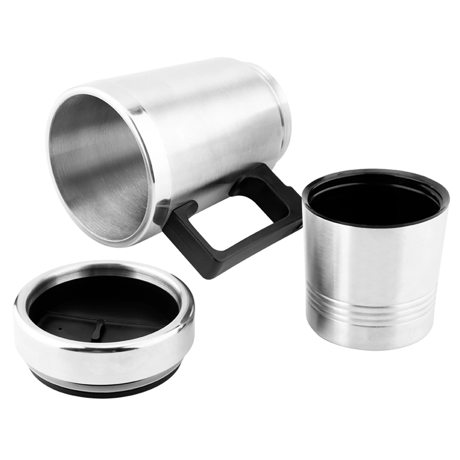 350Ml 150ML Stainless Steel Car Electric Kettle Coffee Tea  Water Heating Cup 12V Electric Kettle Stainless Steel Kettle
