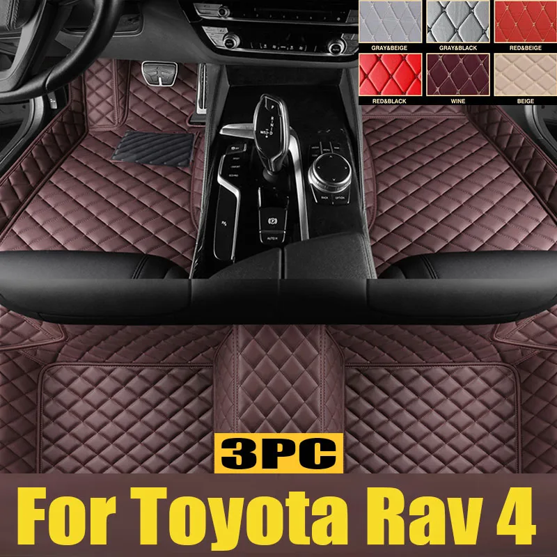 

Car Floor Mats For Toyota Rav 4 Rav4 2024 2023 2022 2021 2020 Carpets Custom Auto Interior trunk mat Pads Automobiles Covers