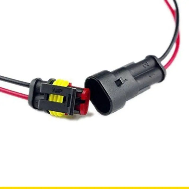 SZCH 5 X 2 Pin Way Car Auto Waterproof Electrical Connector Plug Socket Wire New