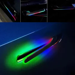 For Tesla Model Y 3 / 3 Highland Color LED Light 4 Door Handlebar 2024 Latest 6th Gen Wireless Automatic Door Handle