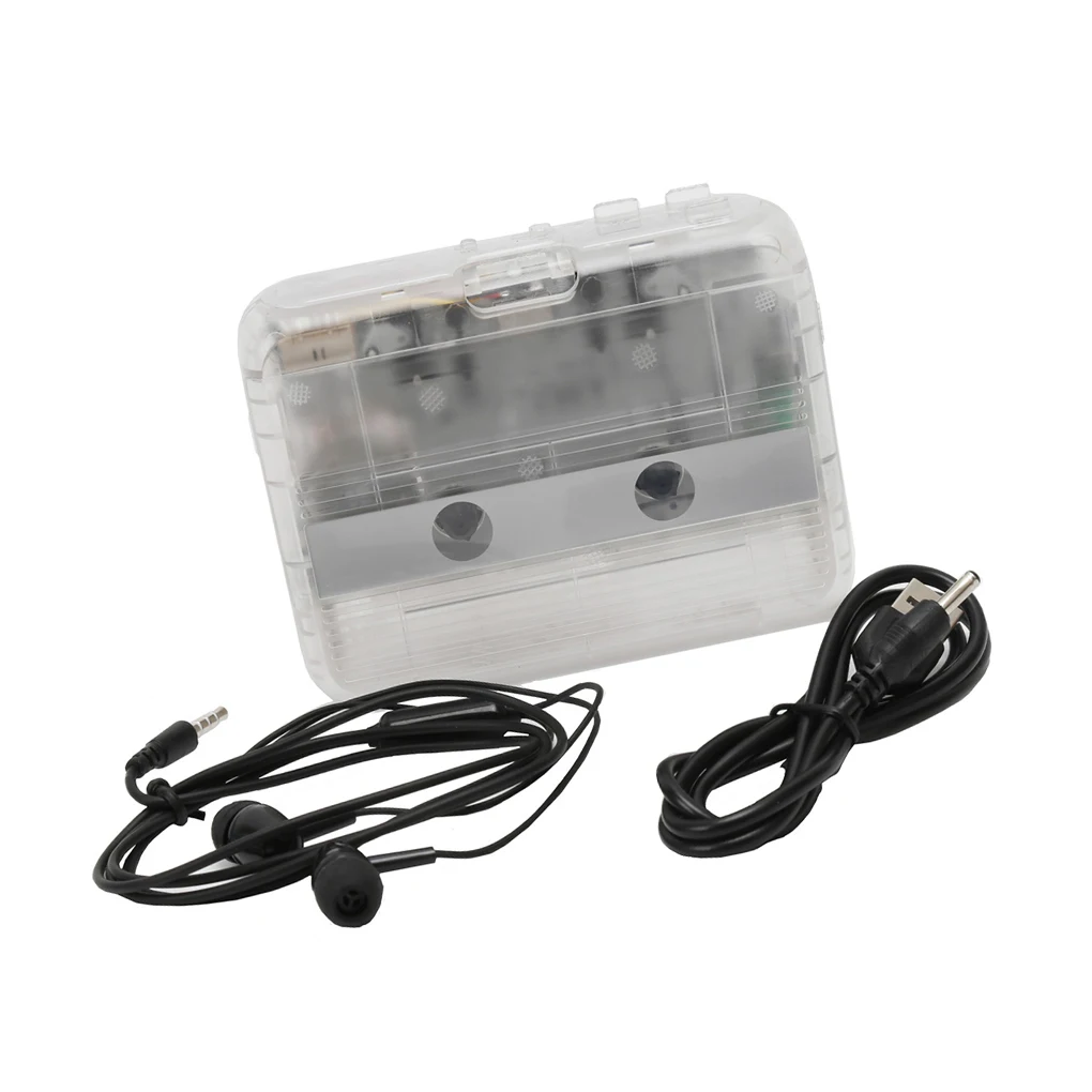 Wireless Cassette Player MP3 Converter Input Device Output Equipment Two-way Receiver Capture Music USB Tape Players