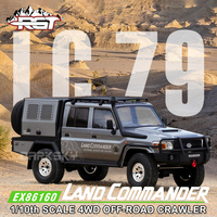RGT EX86160 LAND COMMANDER LC79 4WD Brushed 1/10 RC Electric Remote Control Model Car Crawler Adult Children Toys