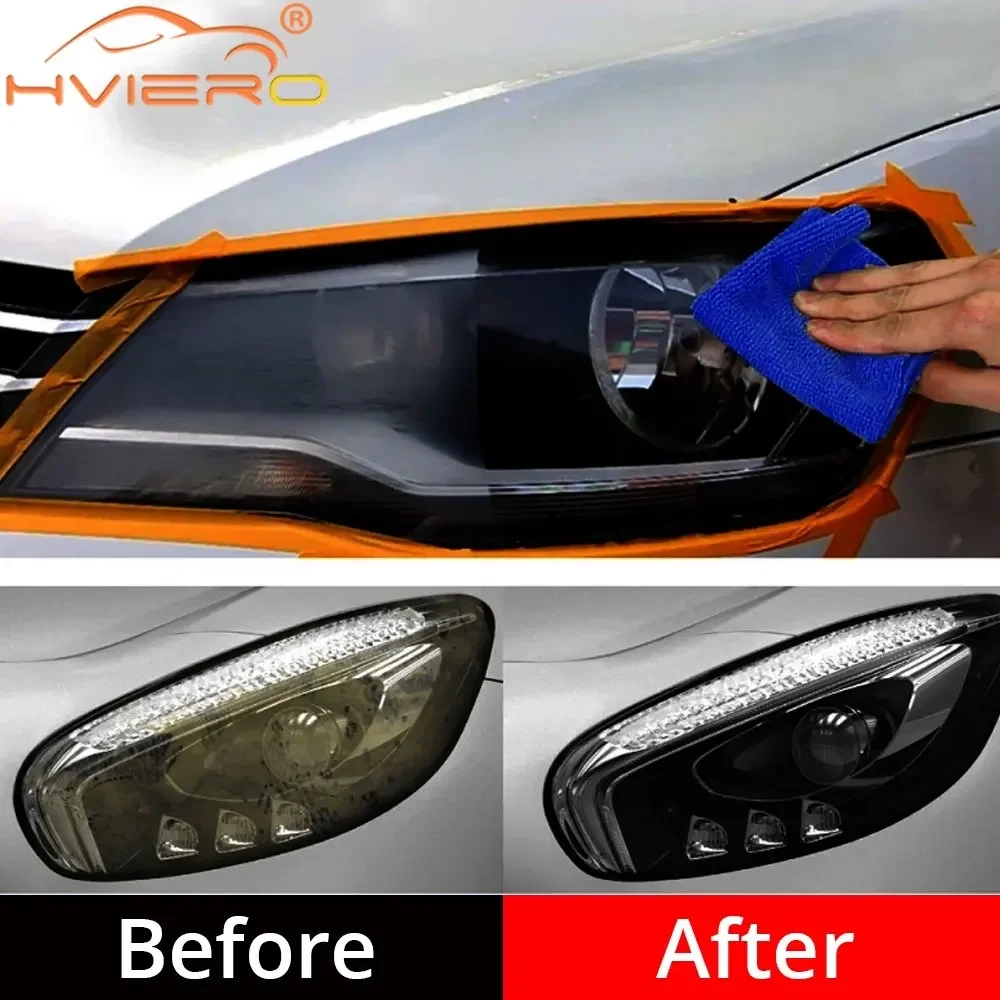 HVIERO Applicable Styling Lens Restoration Cleaning Headlight Repair Care Shampoo Polishe Washing Accessories Paint Cleaner Tool