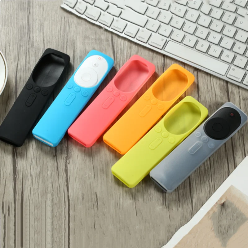 1PC Remote Control Cover for Xiaomi 4A 4C Soft Silicone Anti-Slip Dust Remote Control Covers Protective Case TV Box