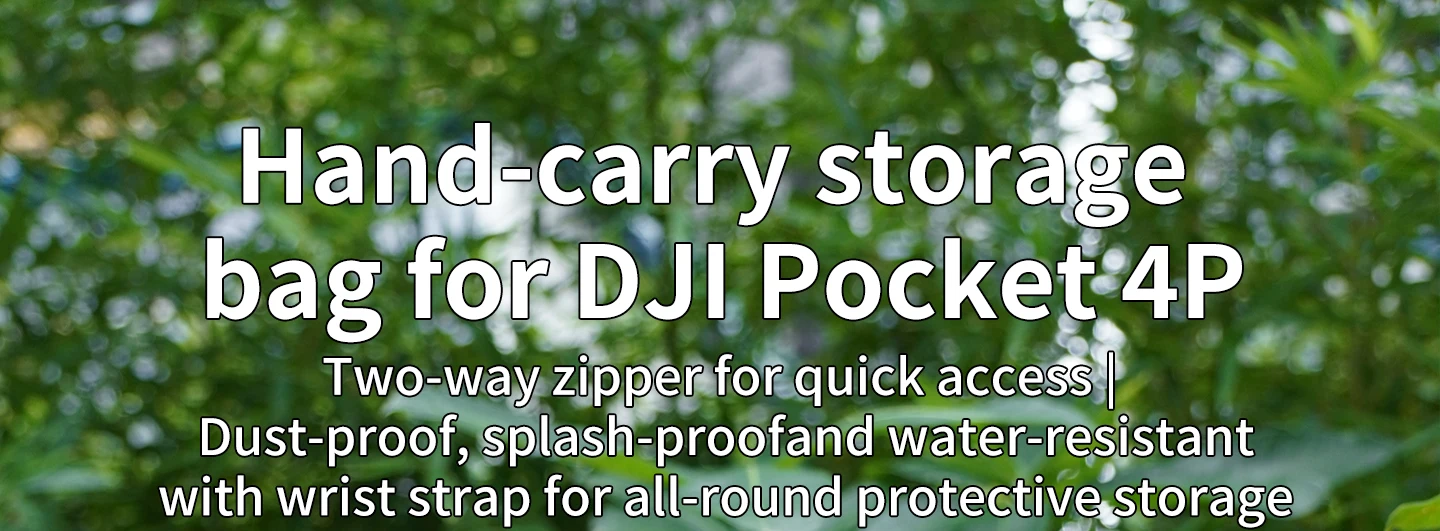 Tragbare Hartschalen-Schutztasche für DJI Osmo Pocket 4 Pro Gimbal, Leichtgewicht 140g, Abnehmbarer Handgelenkriemen, Outdoor-Sporttasche – Detail 1