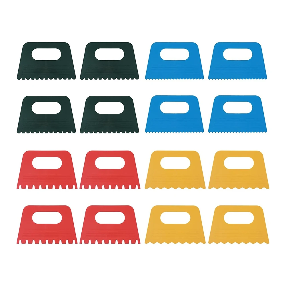 |NEWABAG|16 PCS Textured Art Tools, Plastic Paint Scrapers Kit, Texture Tools for Plaster Art Paint Scrapers,for Texture view 2