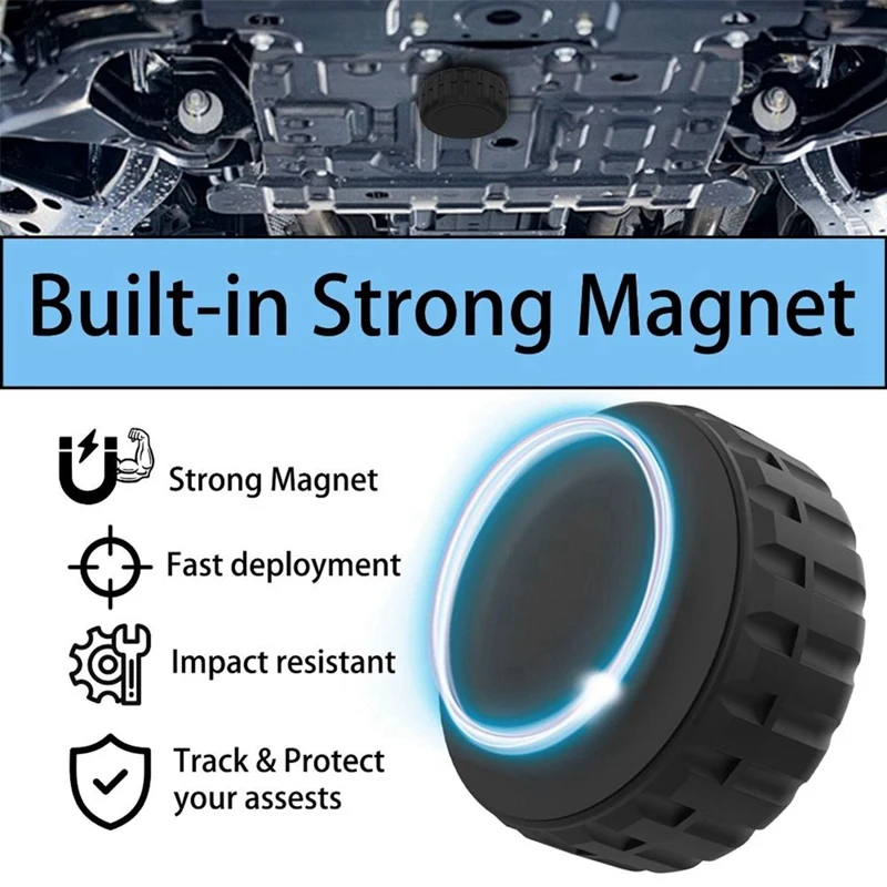 N15R-For Apple Airtag Protective Cover Magnetic Suction Case For Air Tag Holder GPS Tracker Car Bike Motorcycle