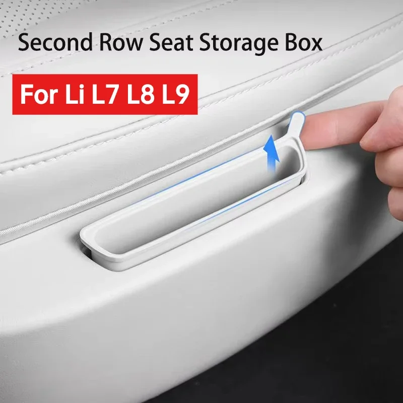 

For Li lixiang L8 L9 2022 2023 Car Second row seat side storage pad phone slot storage box