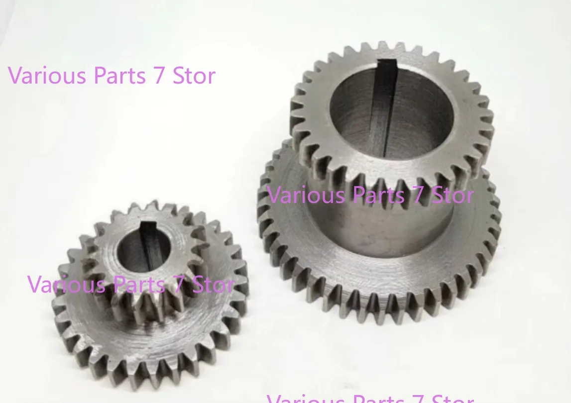 1 pair 2 speed Metal Gear Set Double Gear - for CJ0618 series mini-lathe