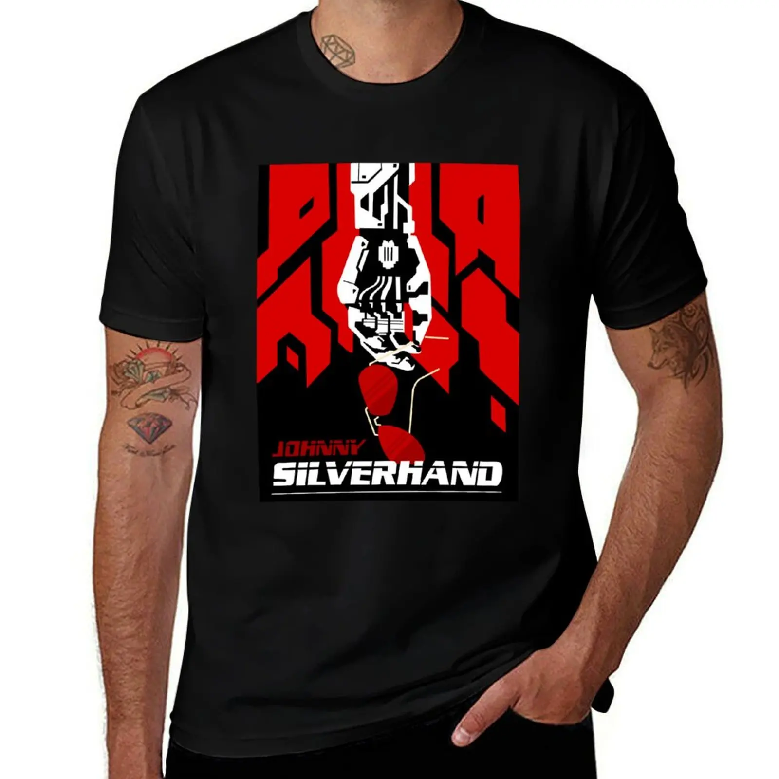 

Day Gift Johnny Cool Silverhand T-Shirt quick-drying man t shirt outfits for men