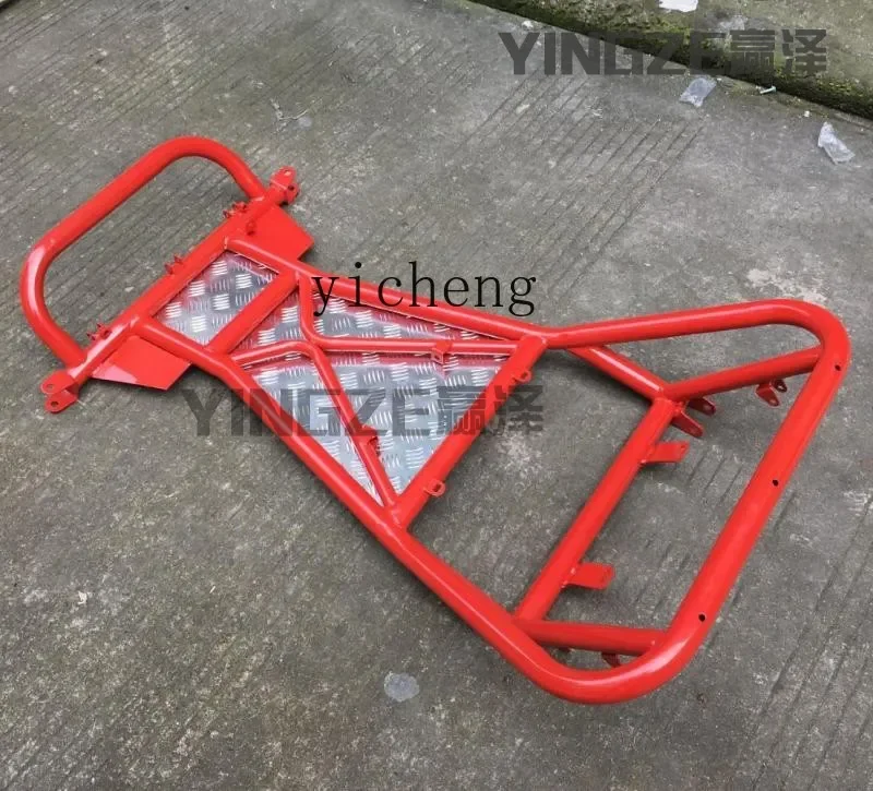 JXL6.8  Four-Wheel Motorcycle Drift Kart Accessories Full Set Frame Body Front Steering Rear Axle Rear Bridge 5inch Tires