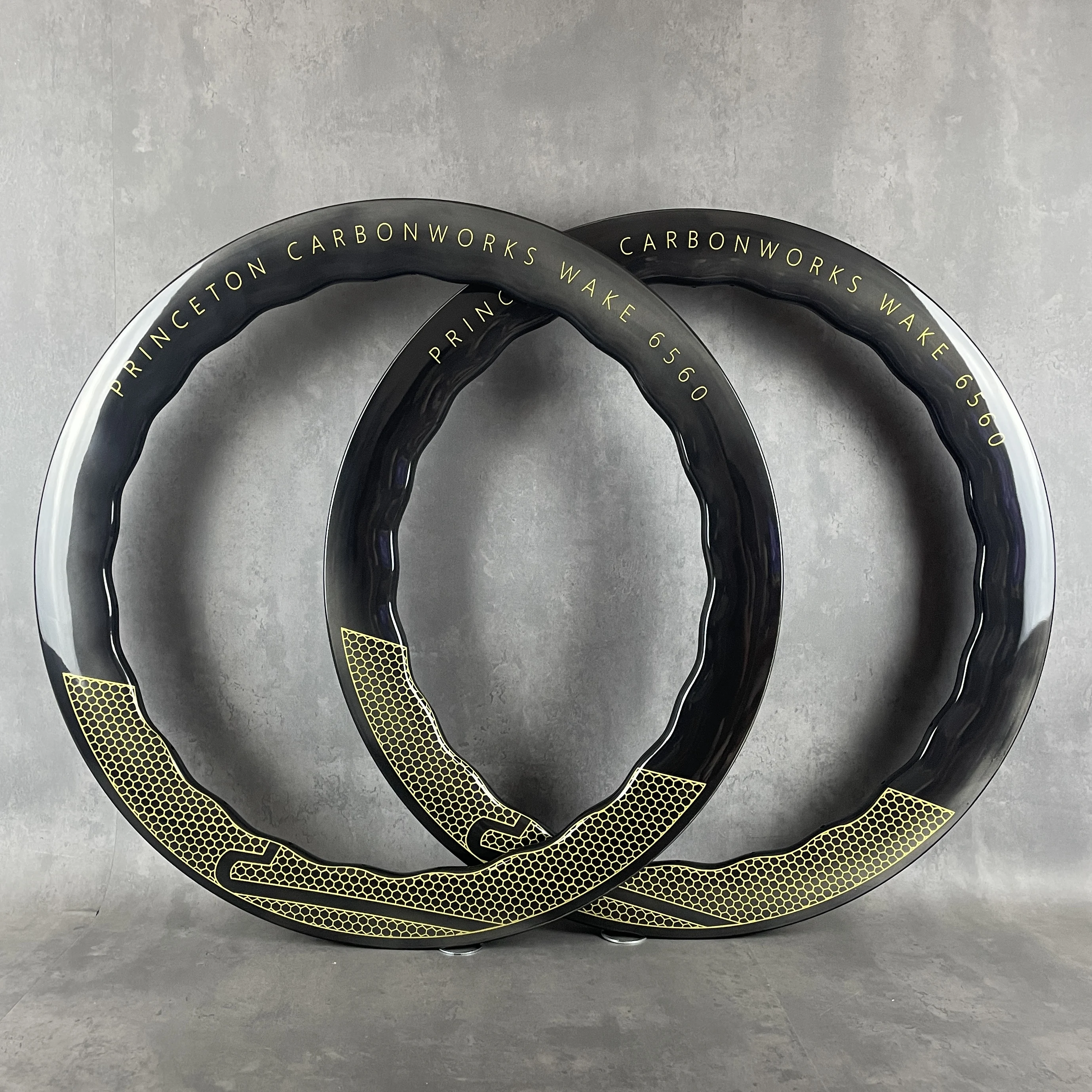 Princeton Carbon Rim Disc Brake, Tubular, Tubeless, UD Matte, Glossy Finish, Depth 65mm Width 28mm, 24 Hole, 6560