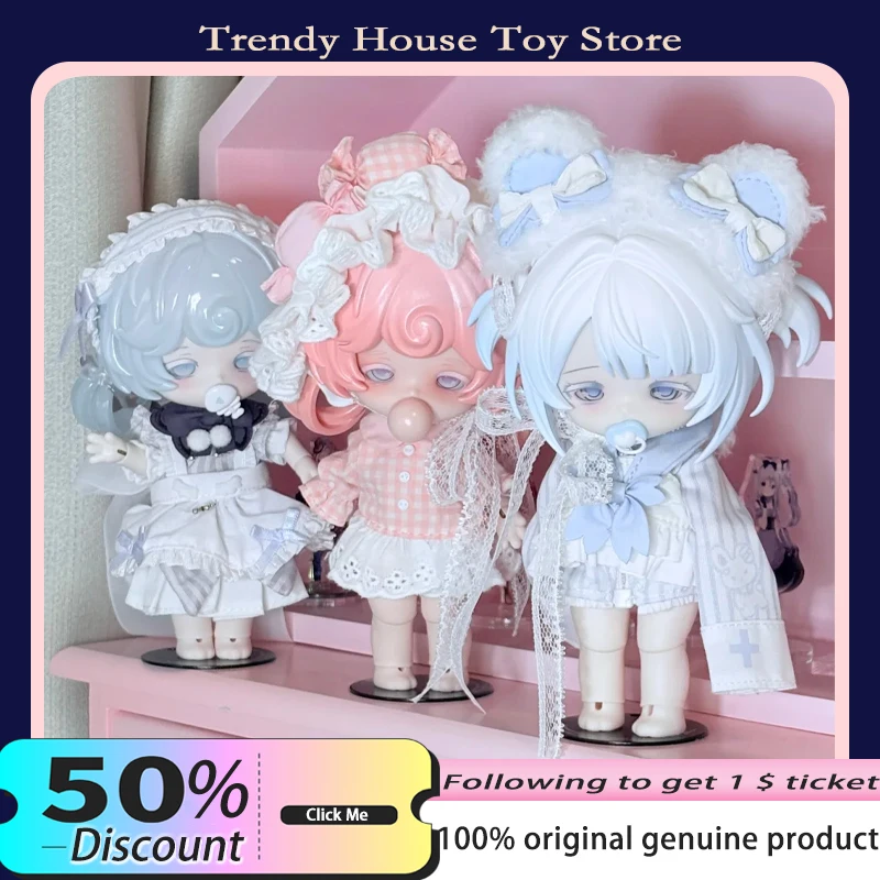 

Новая серия Come4free Milk Cake Dream Puffs, слепая коробка 1/12 Bjd, мобильная кукла, коллекционные настольные украшения, загадочная коробка, подарки для девочек