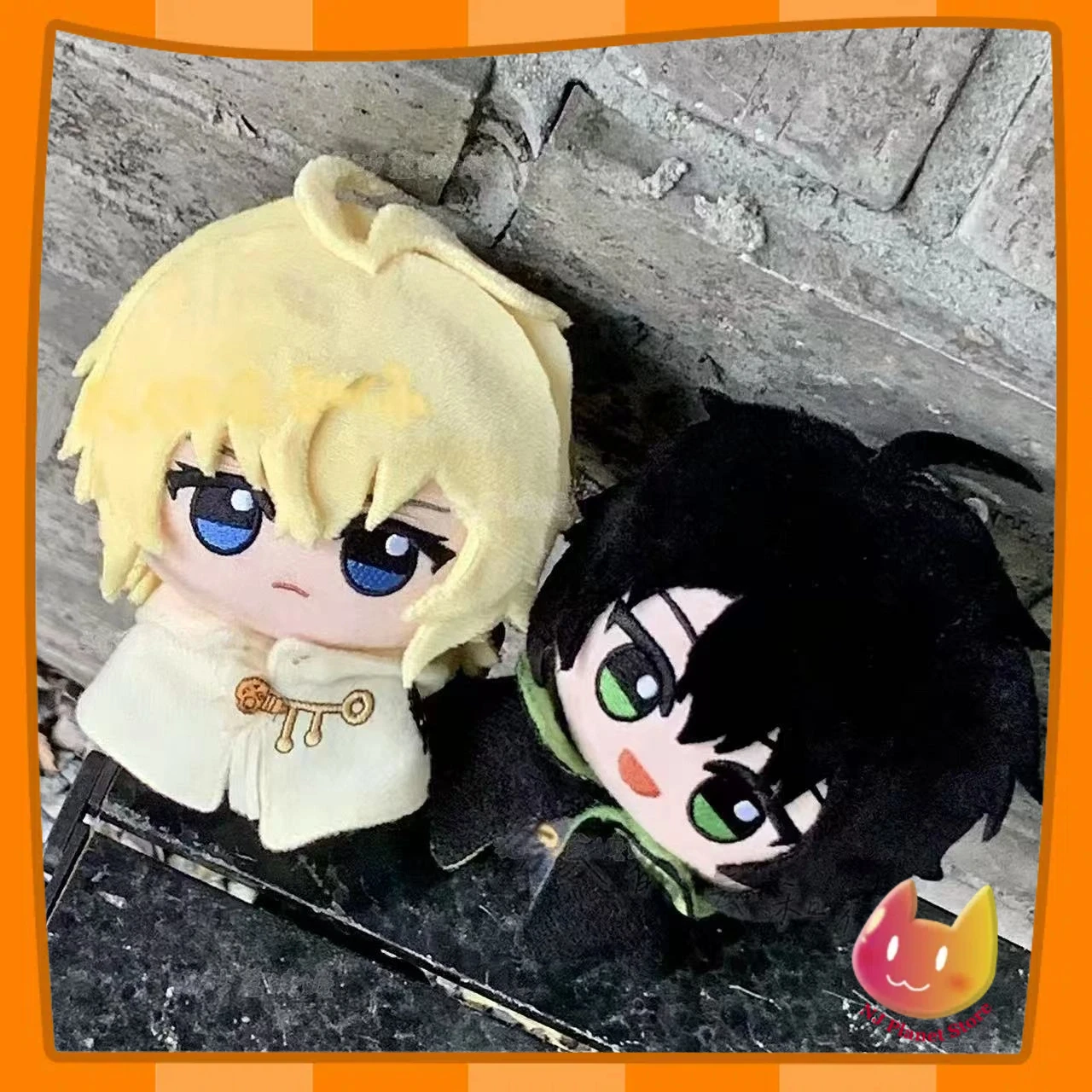 

10CM Anime Plushies Keychain Seraph of the End Hyakuya Mikaela Cosplay Plush Backpack Ornament Christmas Gifts Accessories Props