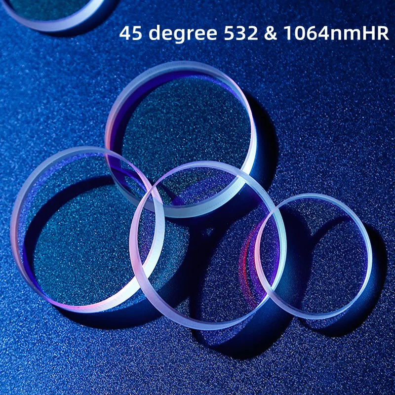 

20*5mm 532 & 1064nmHR 45 Degree Reflective Lens Quartz JGS1 For Laser Machine