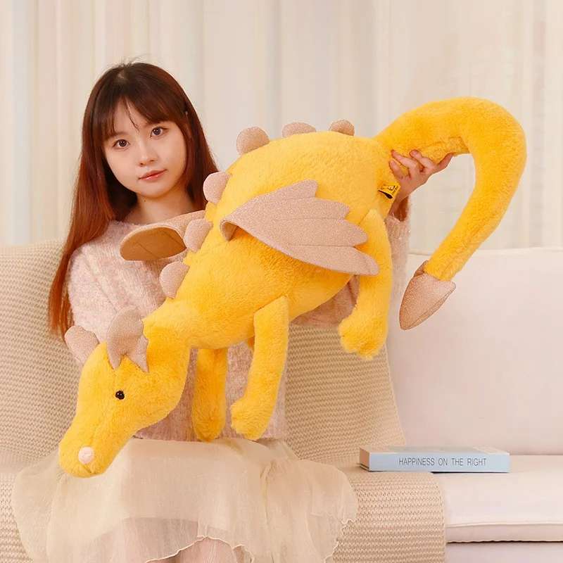 Cute Flying Dragon Pillow Plush Toy Soft Animal Series Doll Cute Dinosaur Doll Halloween Christmas Home Decor