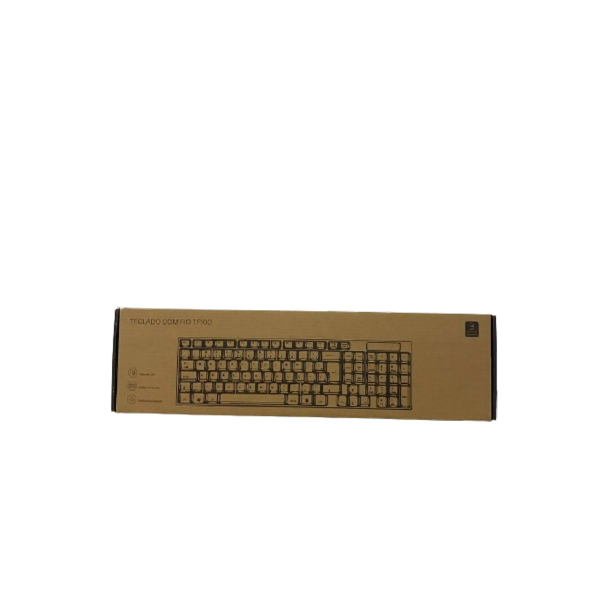 TF100 Multilaser Wireed Keyboard Without Logo-Black