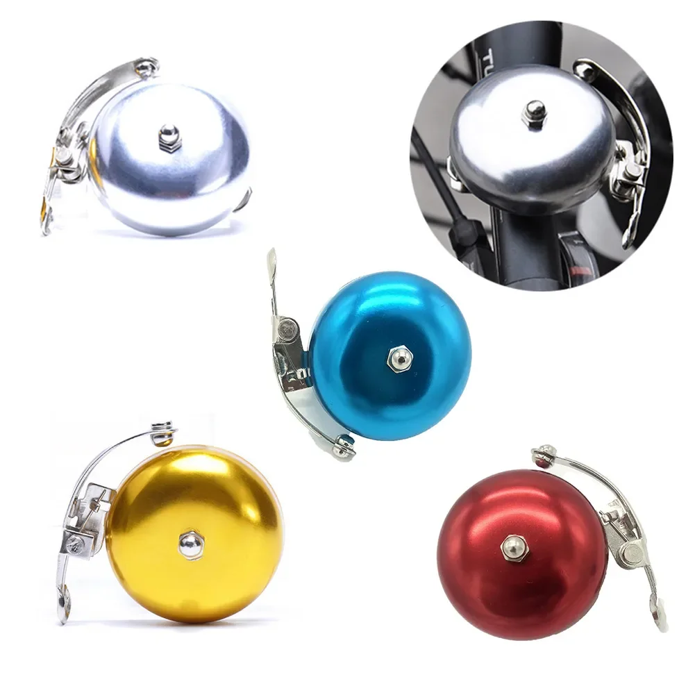 Aluminum Handlebar Ring Alarm For Mini Retro Bicycle Manual Loud Bike Suitable For Mountain Road Folding And Children Bikes