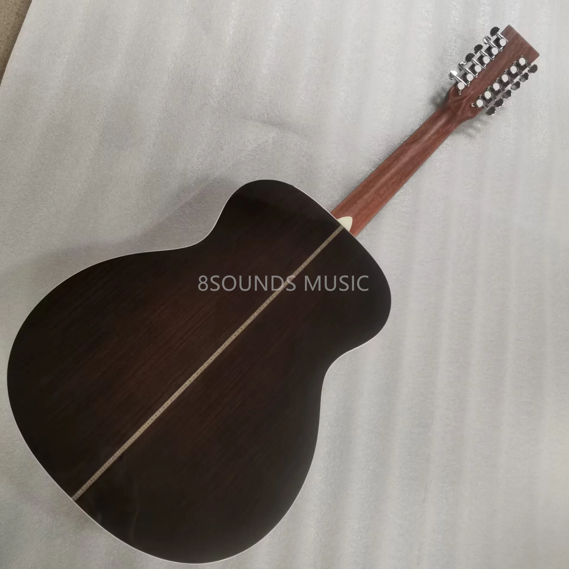 vintage Color OM Acoustic Guitar, 12 Strings, logo and signature can customize