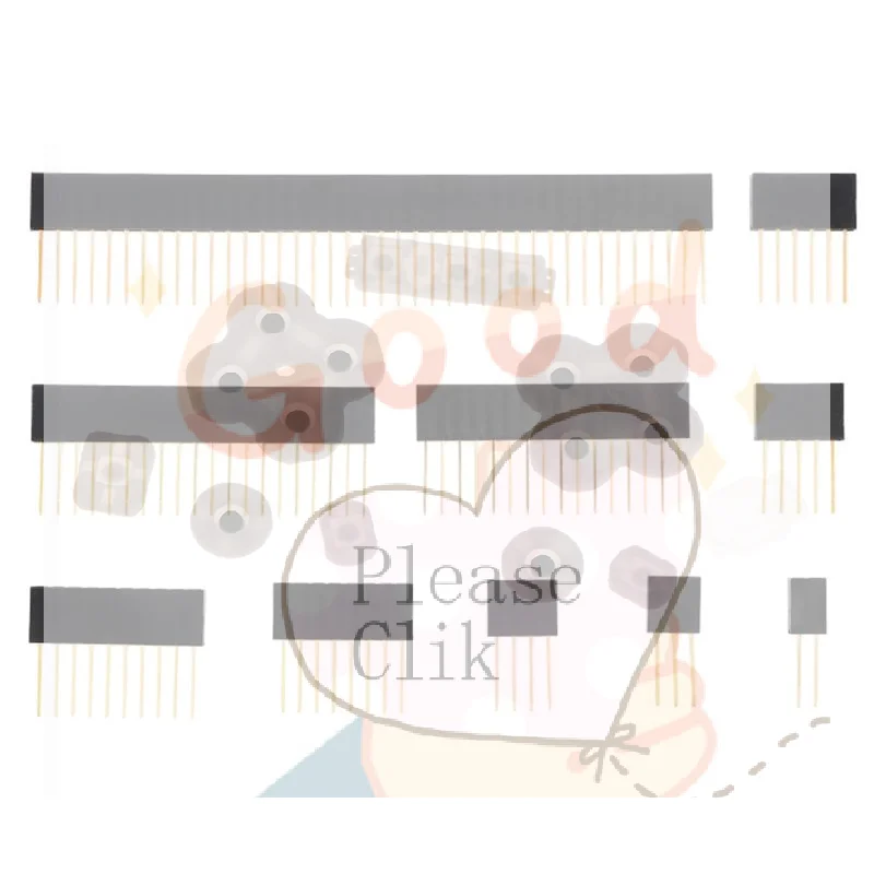 【HG】10PCS 2.54mm Single Row Female Long Pins 11mm Breakaway PCB Board Pin Header Socket Connector 2/3/4/5/6/8/10/15/20/40Pin