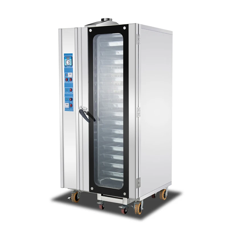15 Tray Commercial Deck Hot Air Circulation Smart Steam Gas Convection Oven FL Customized