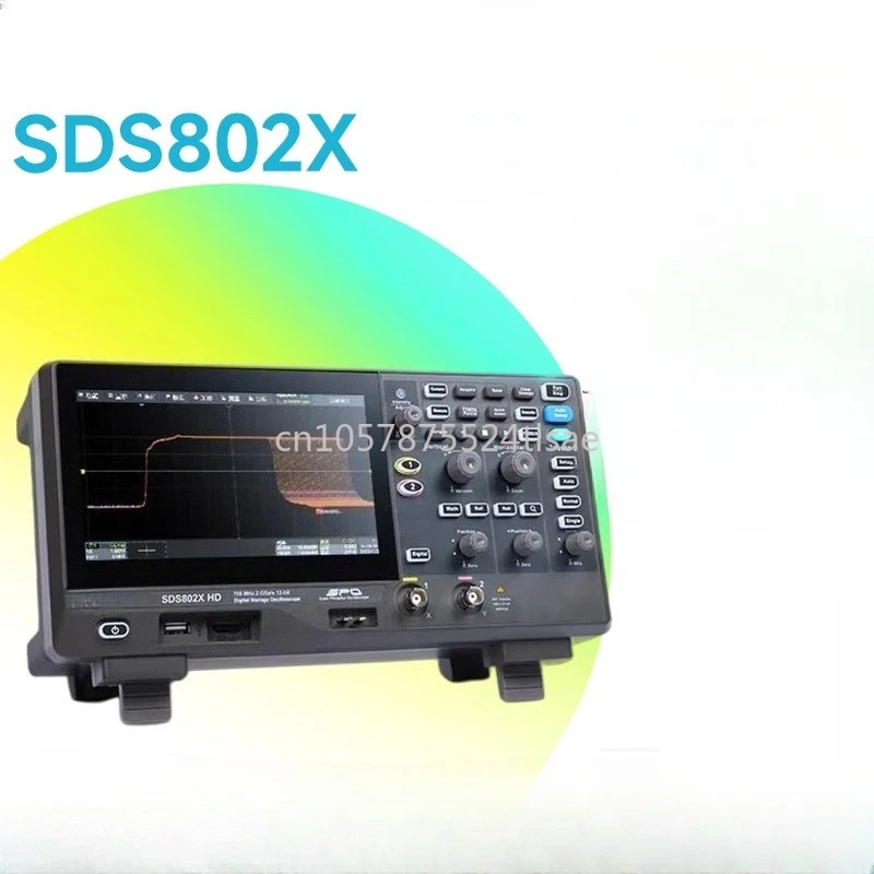 Dual 70M Bandwidth SDS802XHD Mini Portable Digital Multimeter and Oscilloscope Handheld Audio Device