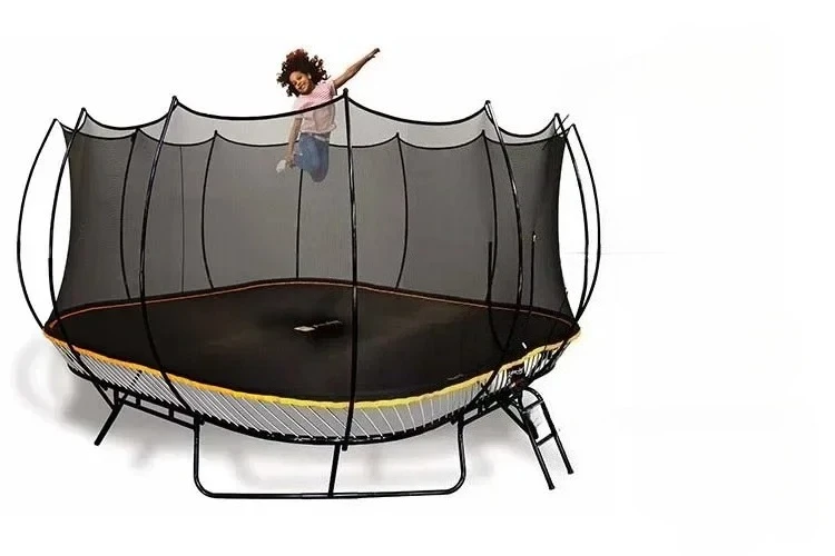 l # Large Outdoor Elastic Fitness Trampoline for Adults and Children Home Use PP PVC Plastic and Steel Material for Girls Boys