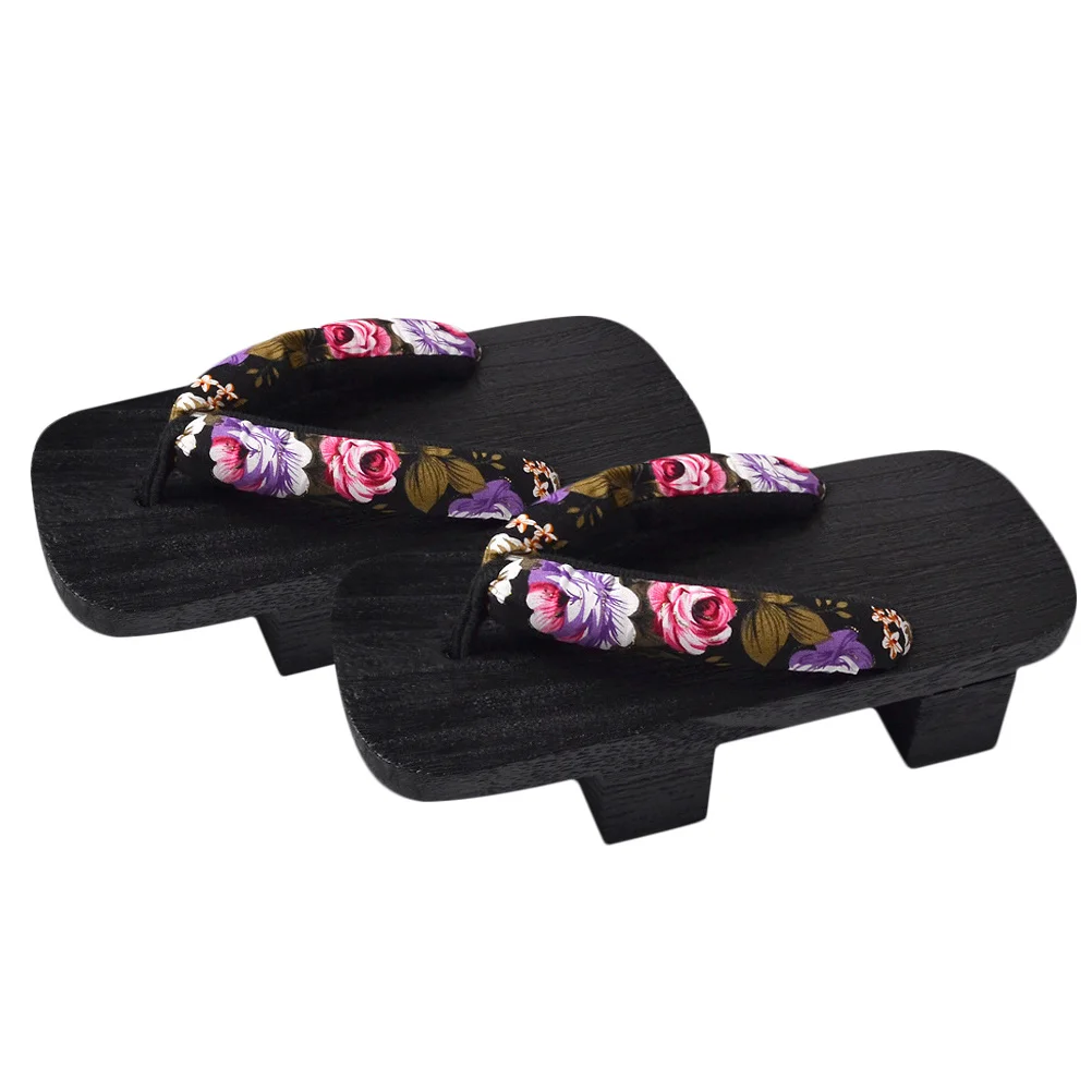 

1Pair Japan Clogs Summer Platform Sandals Slip-on Fashion Flops for Women Men Comfortable Lightweight Outdoor Walking Casual