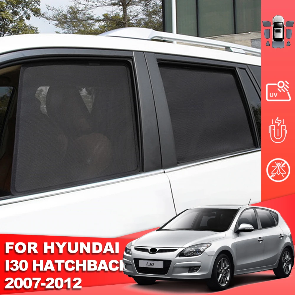 

For Hyundai I30 FD Hatchback 2007-2012 Magnetic Car Sunshade Front Windshield Curtain Rear Side Baby Window Sun Shade Visor