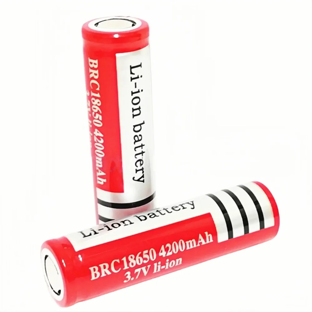 Nowa bateria litowo-jonowa 18650 3.7V 4200mAh, odpowiednia do latarek LED, reflektorów, laserów. — zdjęcie produktu 6