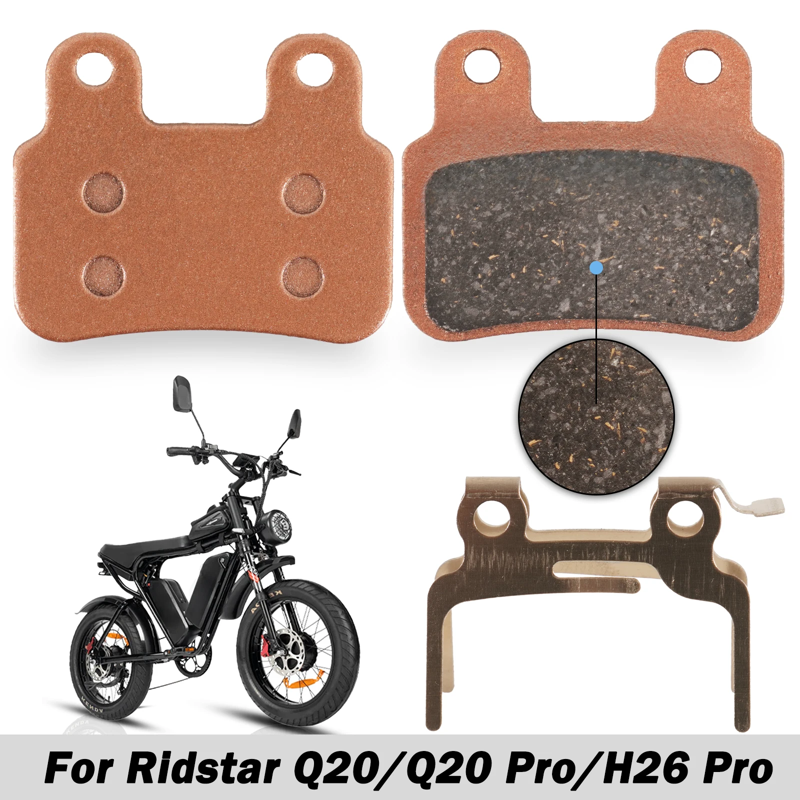 

Тормозные колодки Ridstar Q20/Q20 MINI/PRO – Высокопроизводительный комплект из спеченного или полуметаллического материала – Прямая замена для передних и задних колес